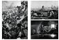 Henri Cartier-Bresson, The Decisive Moment (Simon & Schuster, 1952), p. 99–100, Gandhi’s funeral, Delhi, India, 1948. © Henri Cartier-Bresson/Magnum Photos