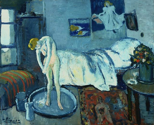 Pablo Piccaso, Painting the Blue Period, Painting, Art Gallery of