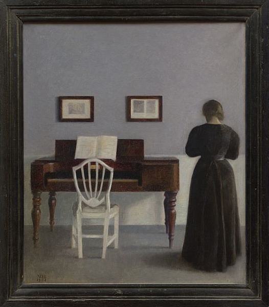 Vilhelm Hammershøi, Silence, Painting, Hauser & Wirth, Basel