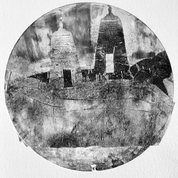 Abandoned Landscapes Series IV by Caryl Beach in Gravure Intaglio