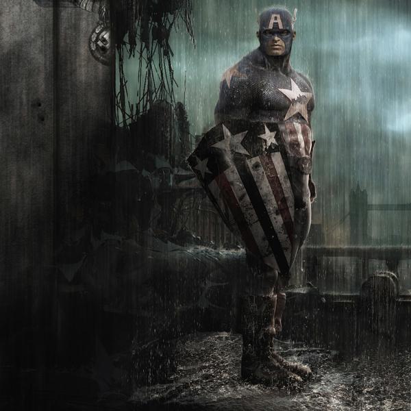 Captain Amercia by Garjan Atwood