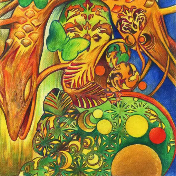 Songs of Gardens and Flowers by Piotr Zygmunt in Drawing
