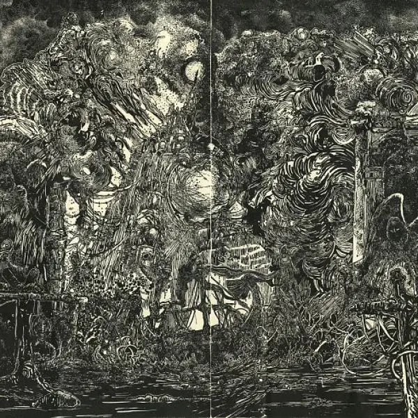 Drunken Boat by Piotr Zygmunt in Gravure Relief printing