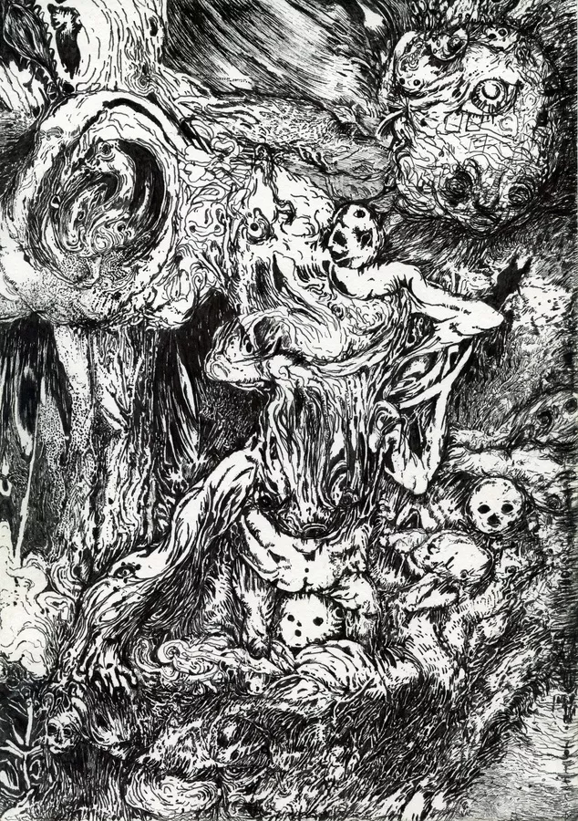 Transformation by Piotr Zygmunt, Drawing, Ink | Art Limited