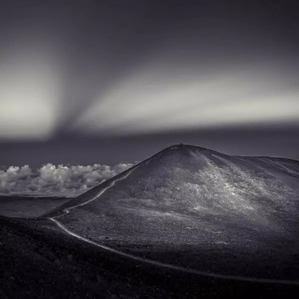 Shadow of Puu Wekiu by Wes Pettus