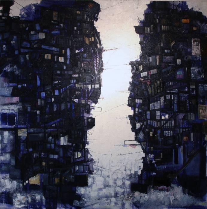 SimCity No.7 by Chan Sim, Painting | Art Limited
