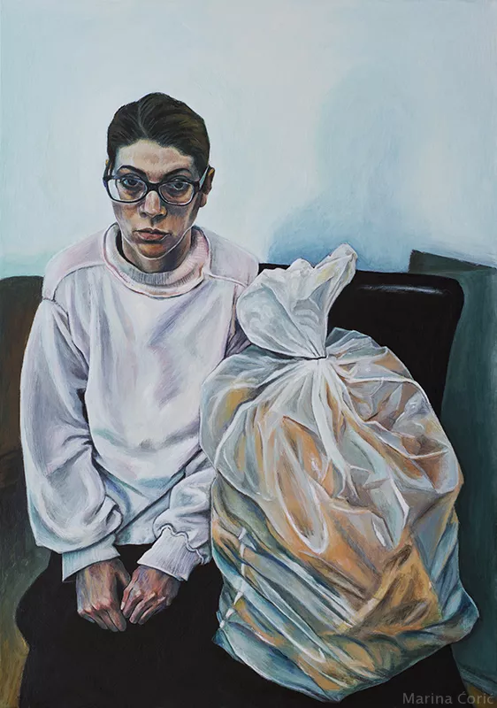 Garbage by Marina ćorić, Painting, Acrylic Art Limited