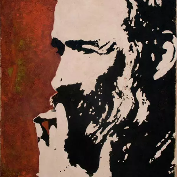 Specular Portrait Of Constantin Brancusi by Fabrizio Ruggiero in Painting Mixed media