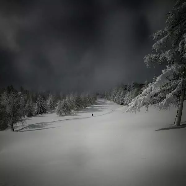 The Skier by Véronique VS in Photography Digital