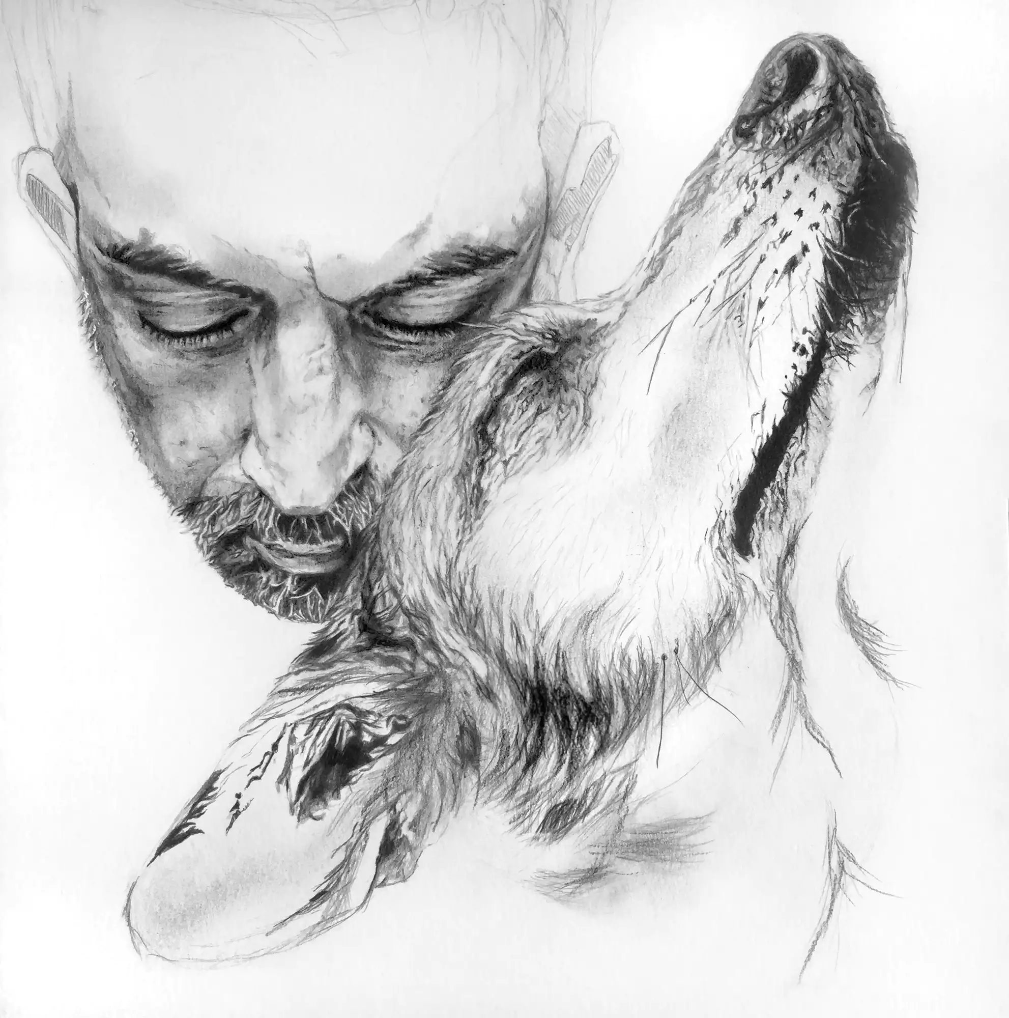 Complicité par Fabienne Collard, Dessin | Art Limited, image size:1983x2000