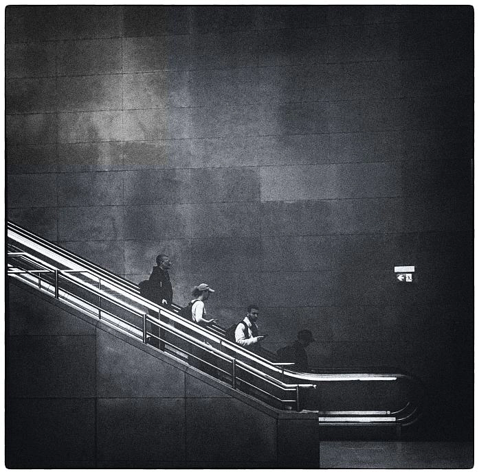 Down is a creation by the artist Matthias Jurisch. Category People, Everyday life, Urbanites, Photorealism, Documentary, Photography, Digital. Olympus TG-6. Out of camera color JPEG turned B&W. 407 views, 31 appreciations, 2 comments, 2 favourites, 1 group…