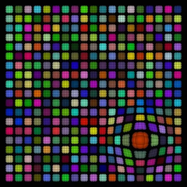 19 X 19 X 9 by Hans Martin Dölz in Digital art Composition