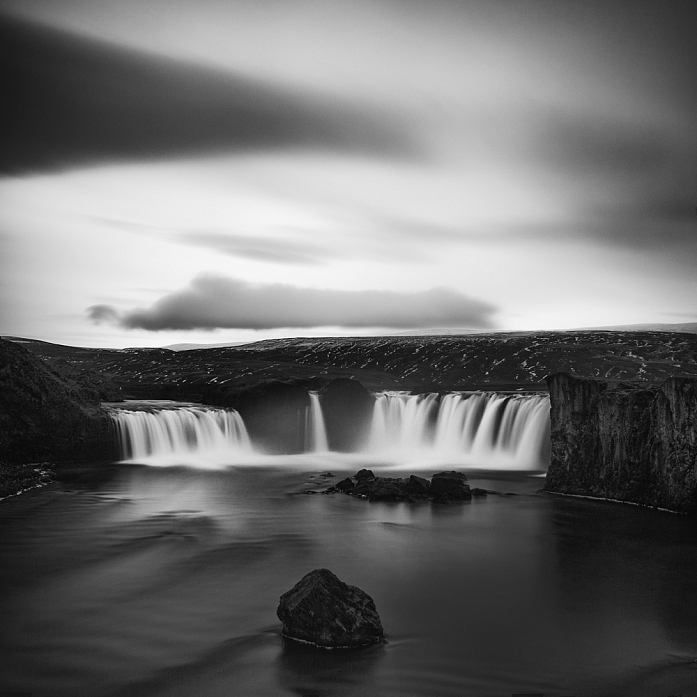 Goðafoss, photography, miscellaneous by Frodi Brinks - Art Limited