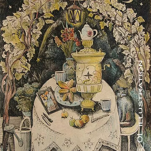 Flower Town by Olga Grebennik, Drawing, Mixed media | Art Limited