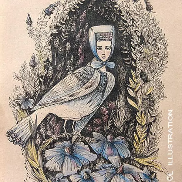 Flower Town by Olga Grebennik, Drawing, Mixed media | Art Limited