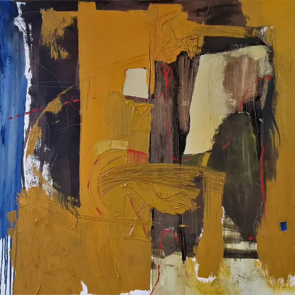 Form Study. Symbol #1 by Mariia Gorbunova in Painting Oil