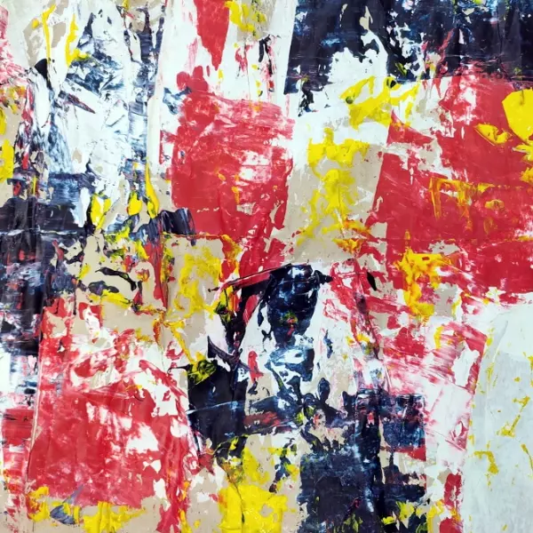Scraped, not dripped by Johannes Beilharz in Painting Acrylic