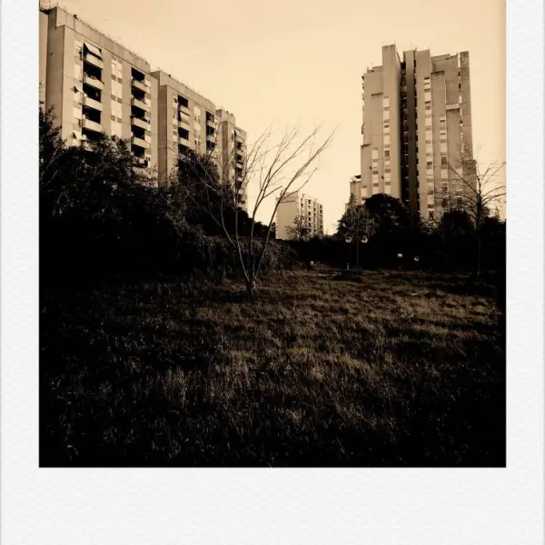 Brutalist high-rise apartment buildings in Rome, Italy by Johannes Beilharz