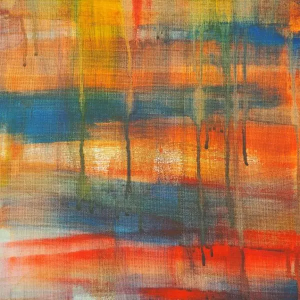 Abstract Paininting No. 3, January 2017 by Johannes Beilharz in Painting Acrylic