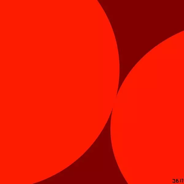 Red touching red by Johannes Beilharz
