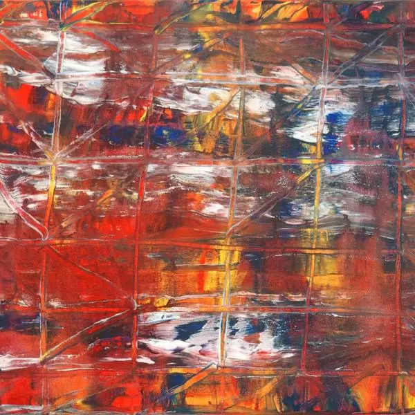 Abstract Paininting No. 7, March 2017 by Johannes Beilharz