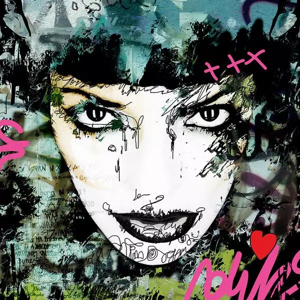Nina Coeur by Sandrine Robert in Mixed media Collage