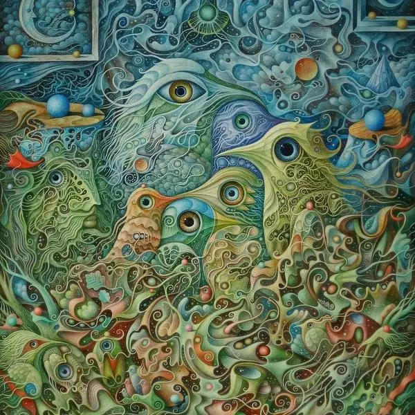 Guardians of Dreams by Leszek Kostuj in Painting Acrylic