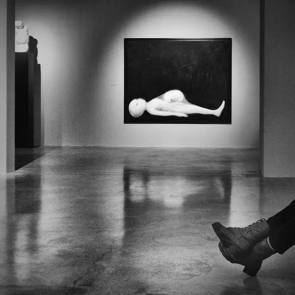 Boots on display by Patrick Rumlar