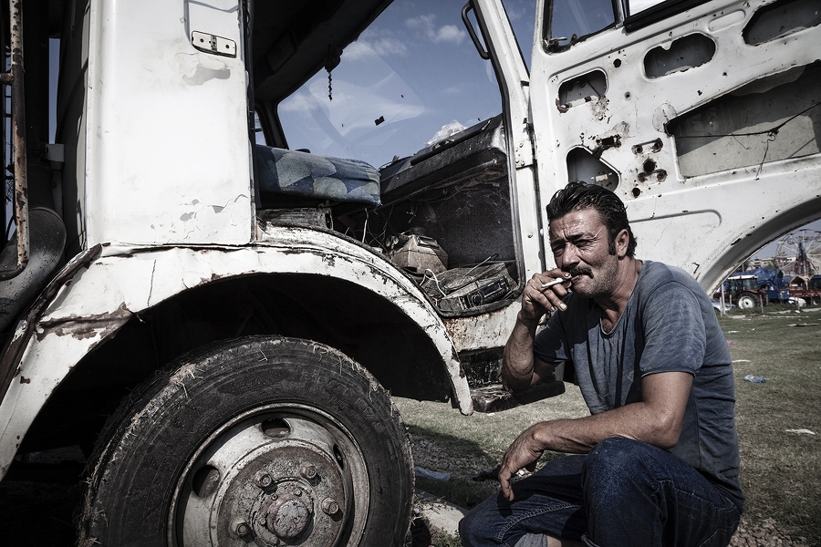 Image result for truck driver smoking