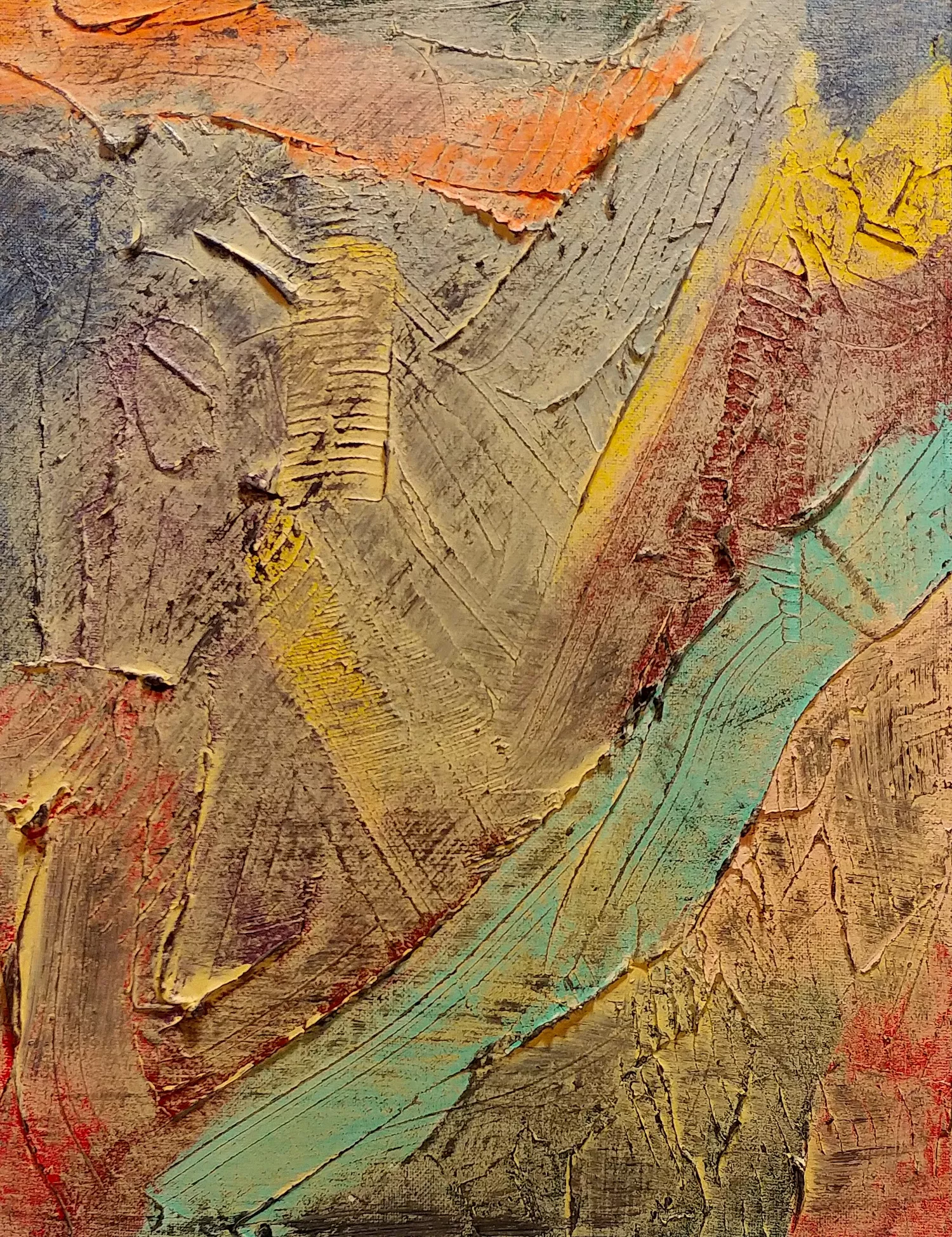 Shallow Faith by Trisha Pena, Painting, Acrylic | Art Limited - Acrylic Painted Canvas With Shallow Texture