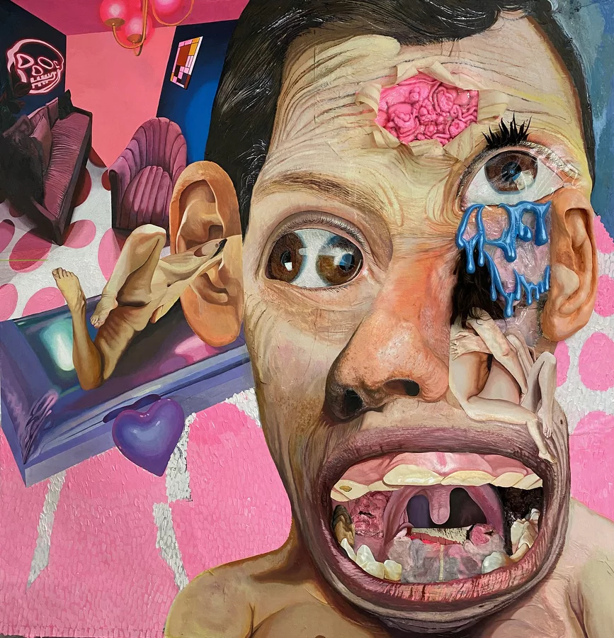 Selfie in Bedroom is a creation by the artist Michail Parlamas. Category art work. acrylic and oil on canvas. mixed painting technique. 4 distinctions, 256 views, 12 appreciations, 1 favourite.