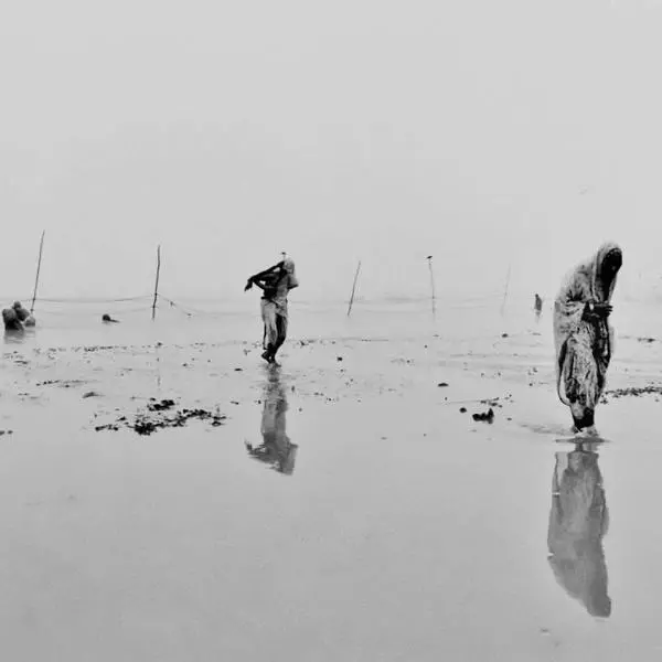 A misty morning on the Ganges. Allahabad, India. by Michael Snead in Photography film 24x36, 35mm