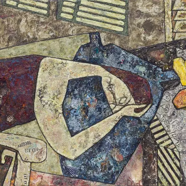 THE AFTERNOON SLEEP OF MY GRANDMA HRISTINA by Dana Kandinska in Painting Acrylic