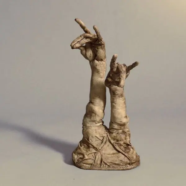 Reflections on Fear by Teodora Sarbinska in Sculpture