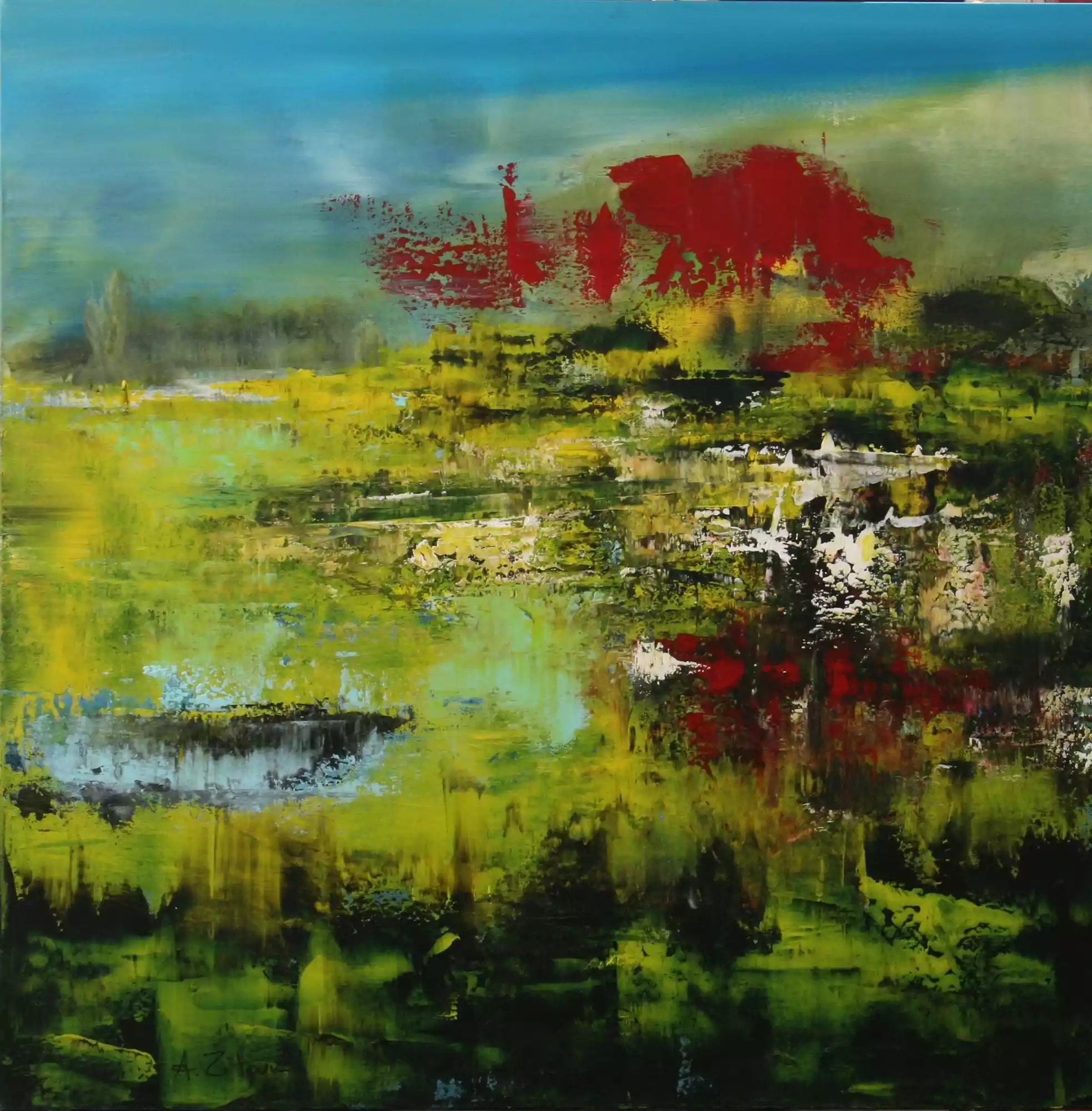 A181019Z by alain zitouni, Painting, Acrylic | Art Limited, image size:1966x2000