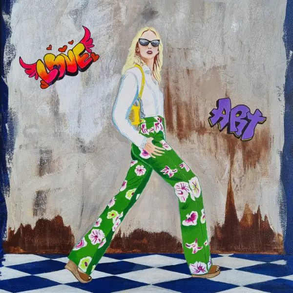 Fashionista by Sophie Ackermann in Painting Acrylic