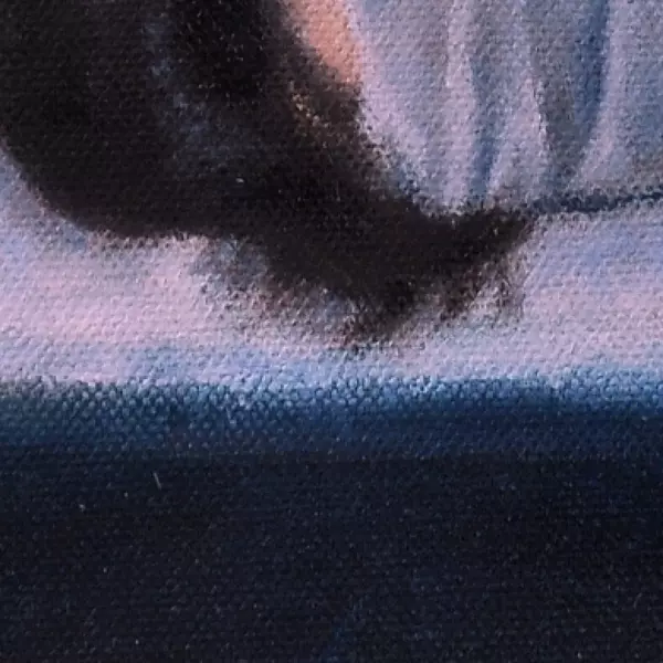 Lonely In Big World by Hanan Hilal in Painting Oil