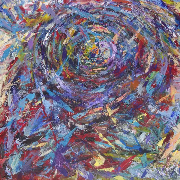 Control Under Chaos by Chris Rutledge in Painting Acrylic