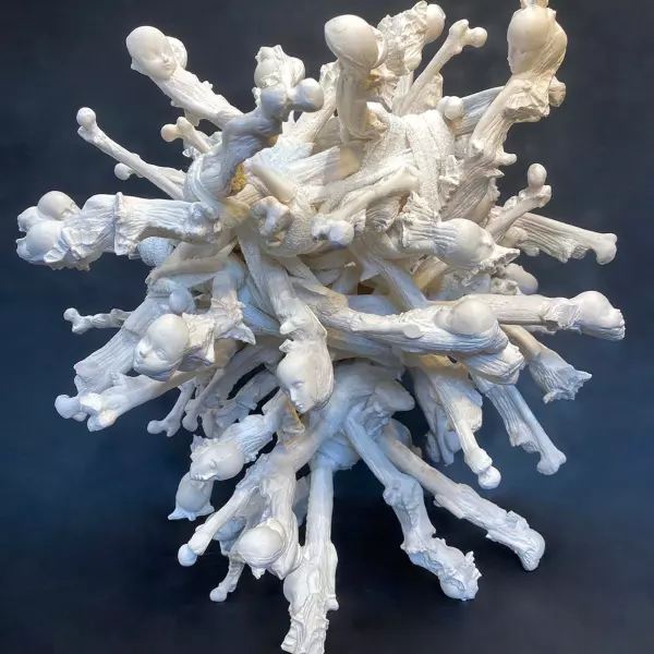 Dream or Nightmare by Sally De Courcy in Sculpture