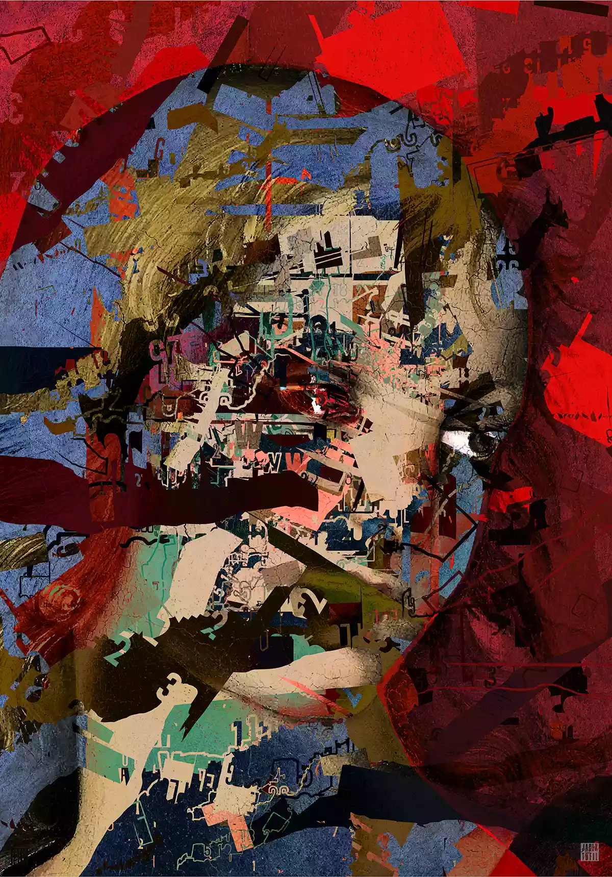 Angie is a creation by the artist Jacek Tofil. Category People, Portrait, Abstract, Love, Mystery, Drawing, Vector. Emotional non-literal portrait. MacPro, vector and digital software. Vector planes blending and digital finishing. 4 distinctions, 5K views,…
