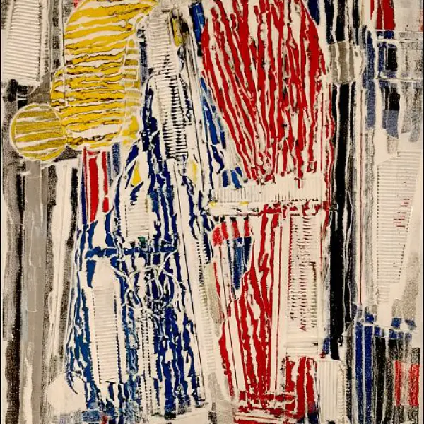 Red, Yellow, and Blue (2025) by Anthonius Frankhuisen in Painting Mixed media