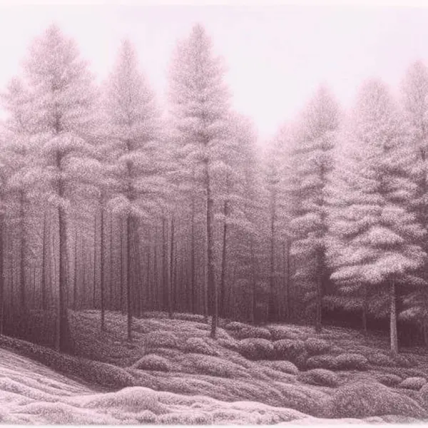 Silence de la forêt by Sandrine Alix in Digital art Composition