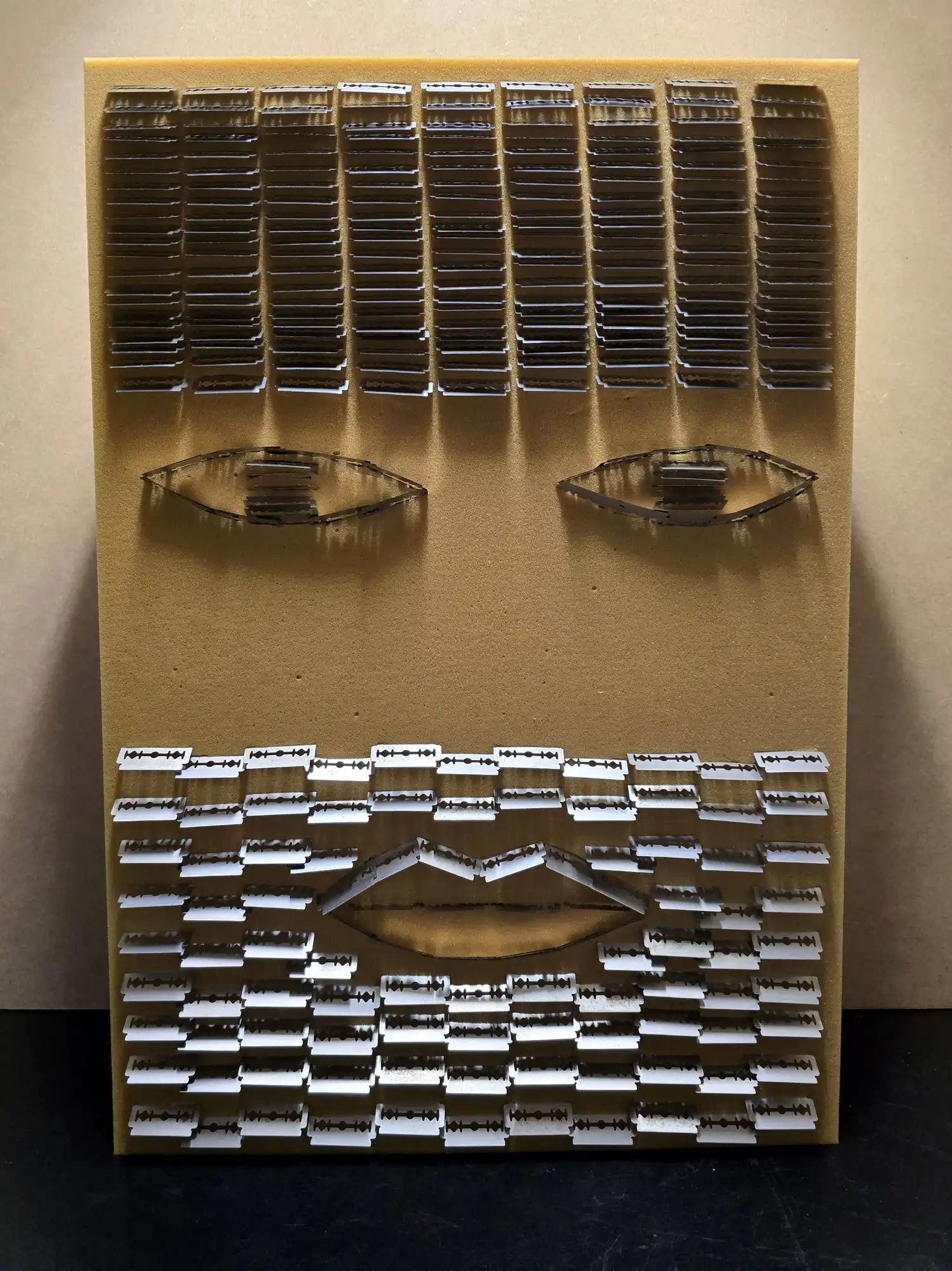 Good man is a creation by the artist Chana. Category People, Body, Head, eye, lips, Conceptual, Culpability, Philosophical, Mixed media. Sponge, razor blade. Image creation by inserting a razor blade into a 15cm thick sponge. 2 distinctions, 1K views, 35 appreciations,…