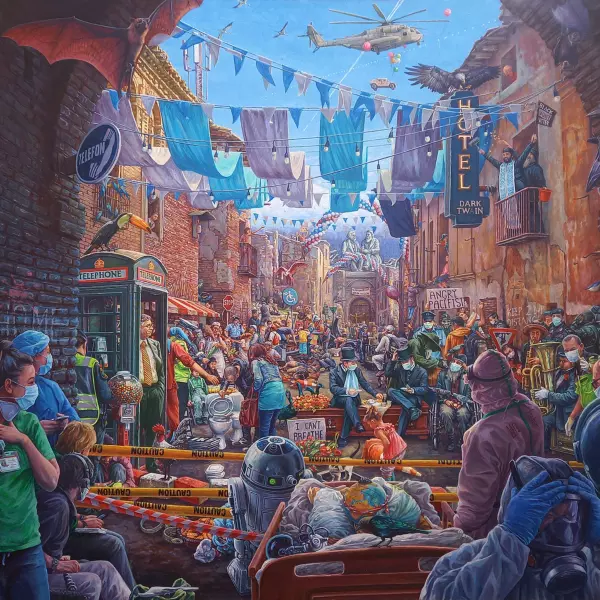The great reset by Buleu Pompiliu in Painting Oil