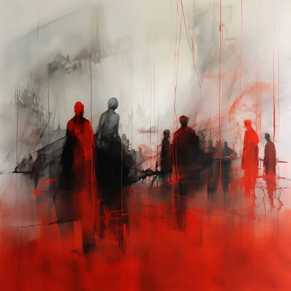 Parallel world by Angelika An in Painting