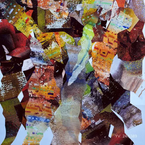 Esprits océaniens (série) by Yann Viguier in Mixed media