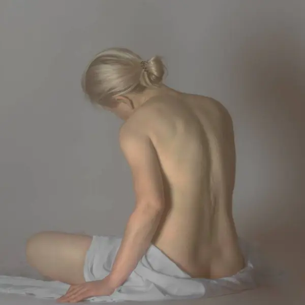 Self-portrait by Maria Tulchinskaya