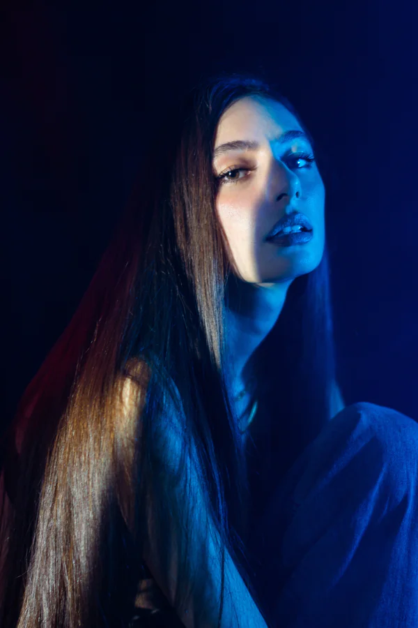 Noctara is a creation by the artist Saeed Barzegar. Category art work. Model: Marika. Nikon D7200, Sigma 50mm , Video Projector, Adobe Lightroom. 55 views, 11 appreciations.